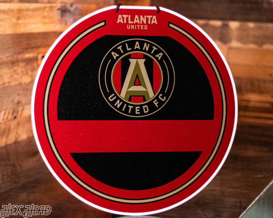 Atlanta United FC Personalized Monogram Metal Art - Image 11