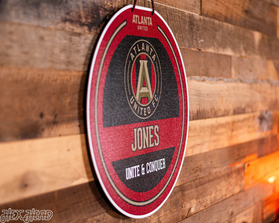 Atlanta United FC Personalized Monogram Metal Art - Image 3