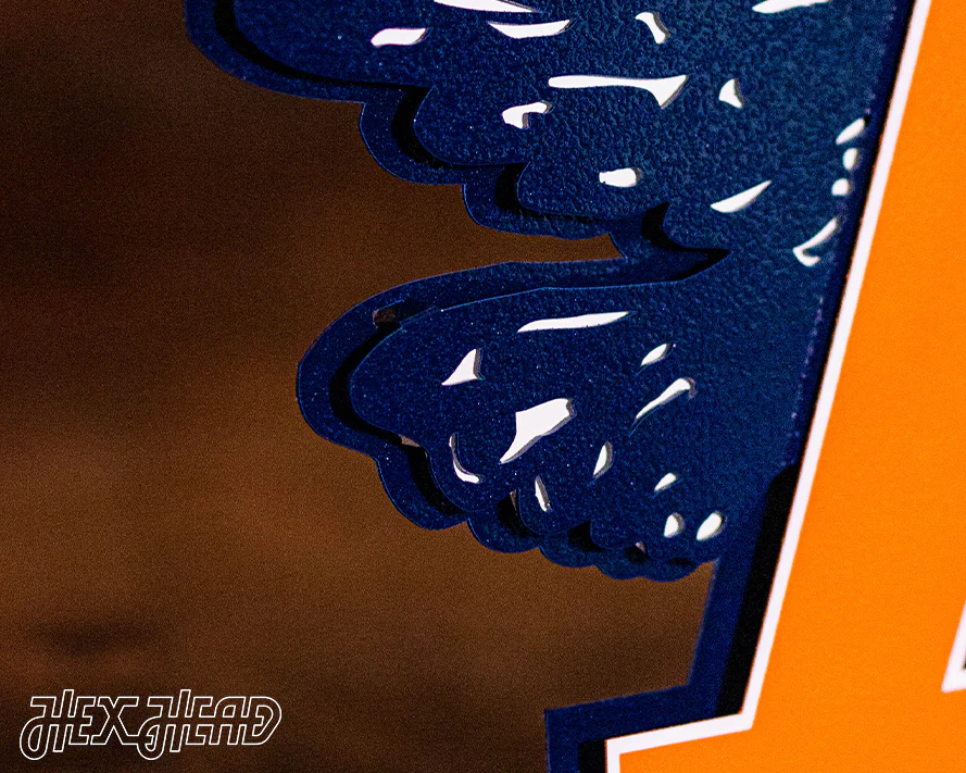 Auburn War Eagles VAULT 3D Vintage Metal Wall Art - Image 11