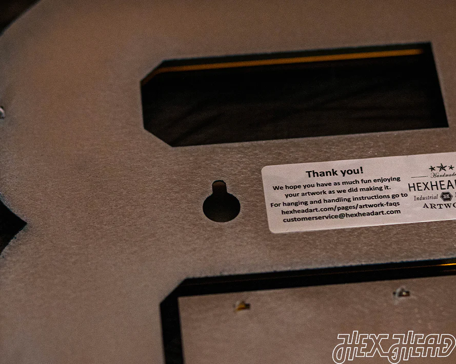 Baylor "BU" Logo 3D Vintage Metal Wall Art - Image 11