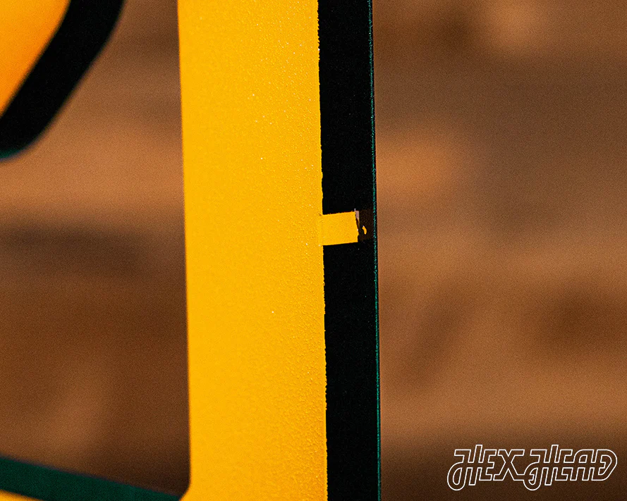 Baylor "BU" Logo 3D Vintage Metal Wall Art - Image 4