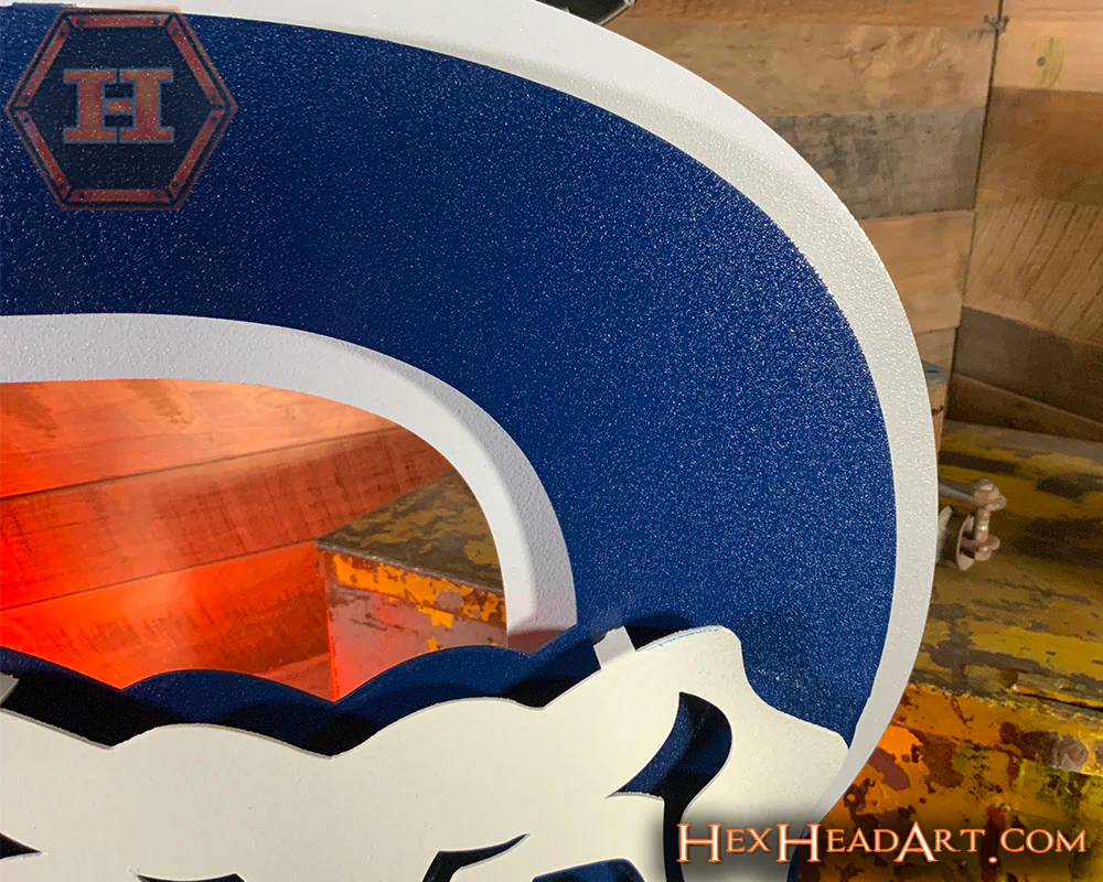 Butler HEX HEAD ORIGINAL " B with Bulldog" 3D Metal Wall Art - Image 7