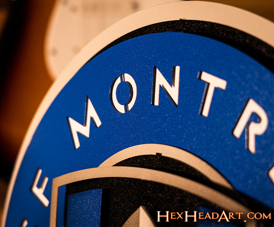 CLOSE OUT - CF Montreal 3D Vintage Metal Wall Art - Image 4