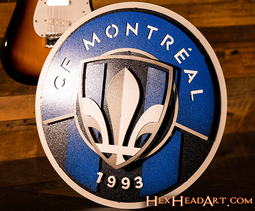 CLOSE OUT - CF Montreal 3D Vintage Metal Wall Art - Image 5
