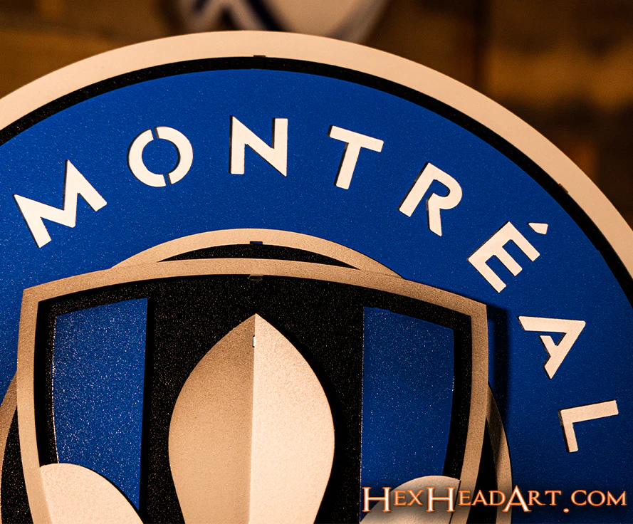 CLOSE OUT - CF Montreal 3D Vintage Metal Wall Art - Image 6