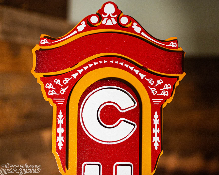 Chicago Theater 3D Vintage Metal Wall Art - Image 6