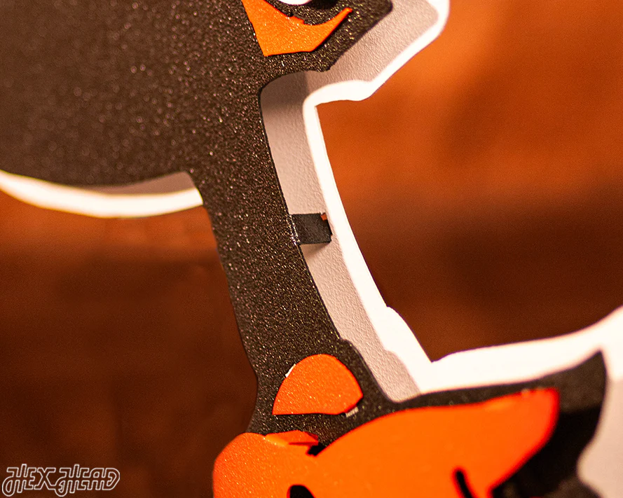 Cleveland Browns "Brownie" 3D Vintage Metal Wall Art - Image 16