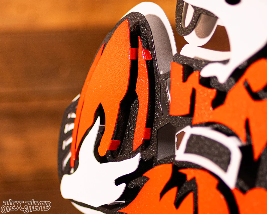 Cleveland Browns "Brownie" 3D Vintage Metal Wall Art - Image 17