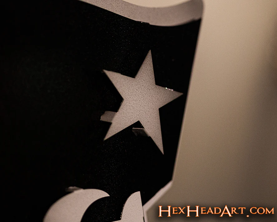 MONOCHROME - New England Patriots 3D Vintage Metal Wall Art - Image 4