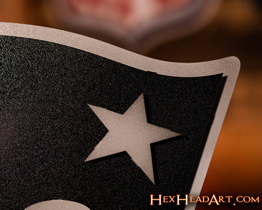 MONOCHROME - New England Patriots 3D Vintage Metal Wall Art - Image 8