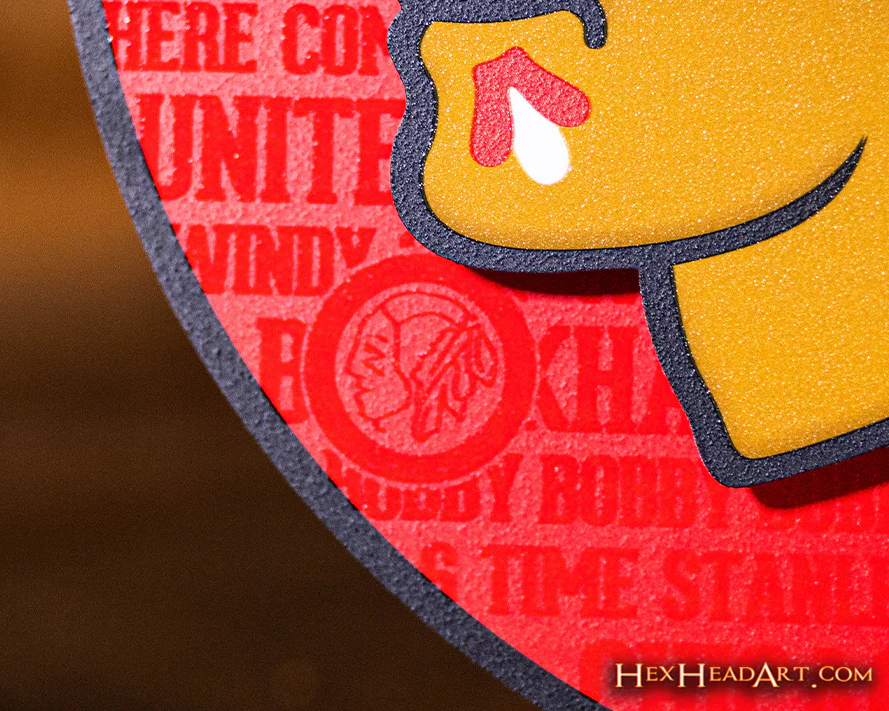 Chicago Blackhawks CRAFT SERIES 3D Embossed Metal Wall Art - Image 10