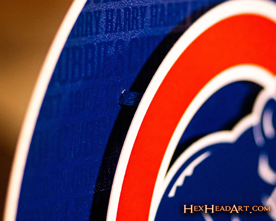 Chicago Cubs CRAFT SERIES 3D Embossed Metal Wall Art - Image 5