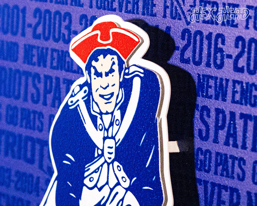 New England Patriots CRAFT SERIES 3D Embossed Metal Wall Art - Image 4