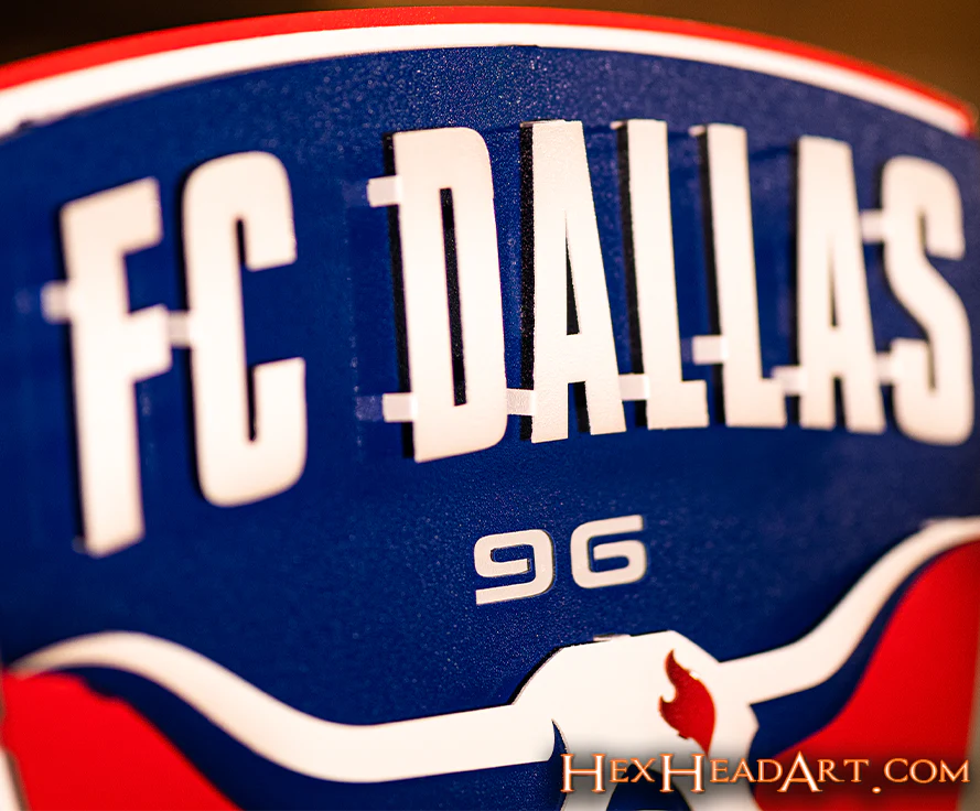 CLOSE OUT - FC Dallas 3D Vintage Metal Wall Art - Image 6