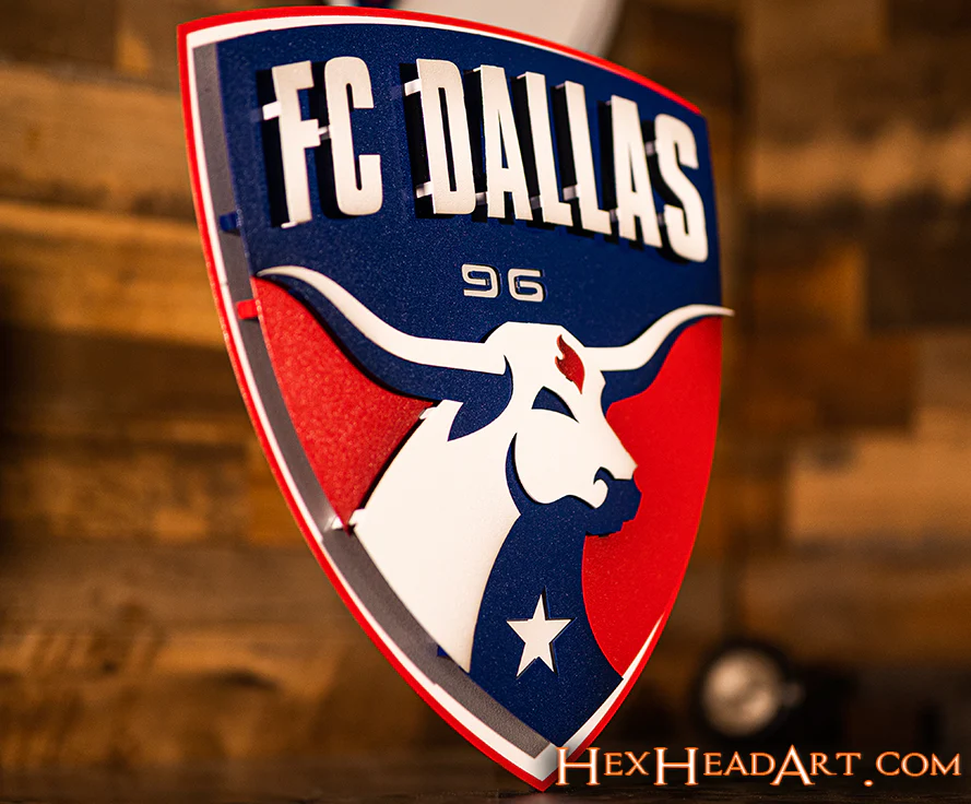CLOSE OUT - FC Dallas 3D Vintage Metal Wall Art - Image 8