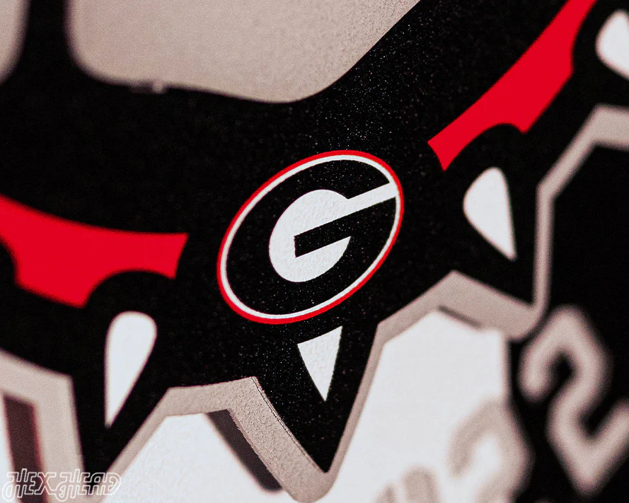 LAST CHANCE CLOSE OUT! Georgia Bulldogs Hex Head Exclusive 2022 Championship 3D Vintage Metal Wall Art - Image 8