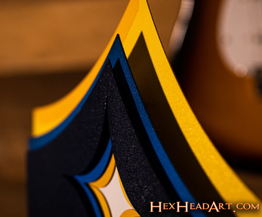 CLOSE OUT - LA Galaxy 3D Vintage Metal Wall Art - Image 4