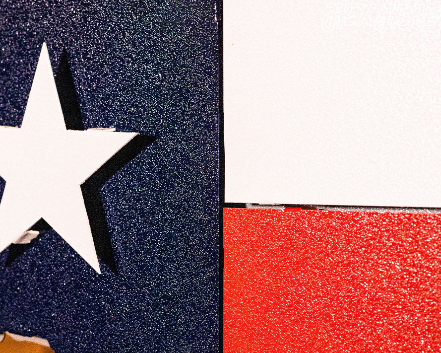 Lone Star State of Texas Flag 3D Vintage Metal Wall Art - Image 9