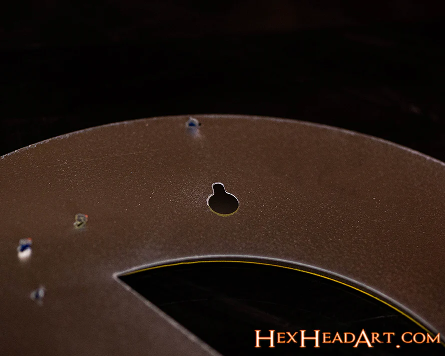 Los Angeles Rams "LA" Logo 3D Vintage Metal Wall Art - Image 9