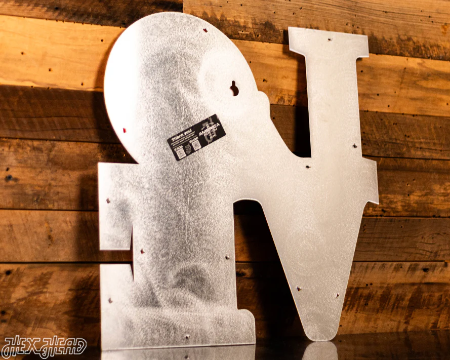 "LOVE" 3D Vintage Metal Wall Art - Image 14