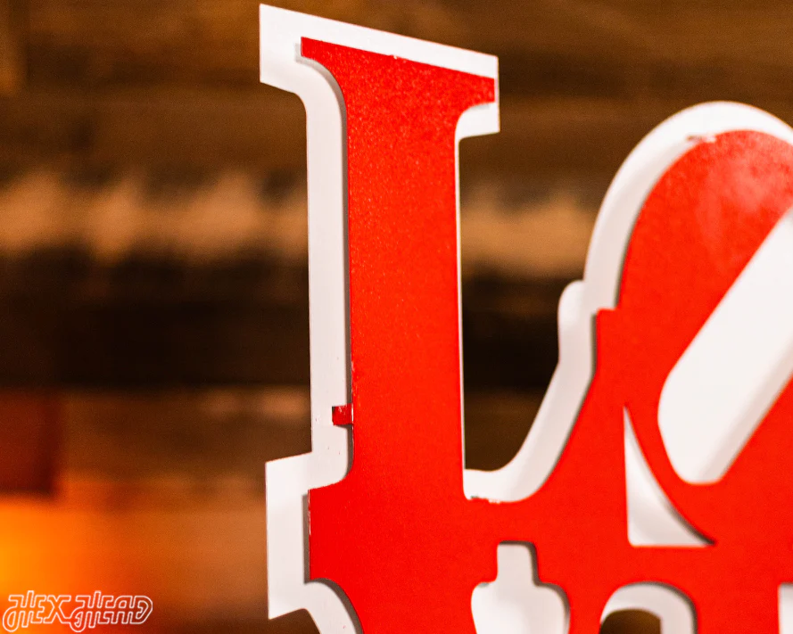 "LOVE" 3D Vintage Metal Wall Art - Image 5