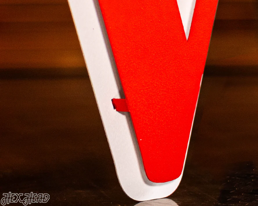 "LOVE" 3D Vintage Metal Wall Art - Image 6