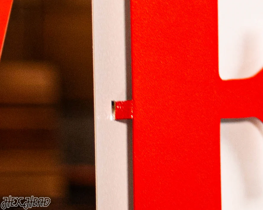 "LOVE" 3D Vintage Metal Wall Art - Image 8