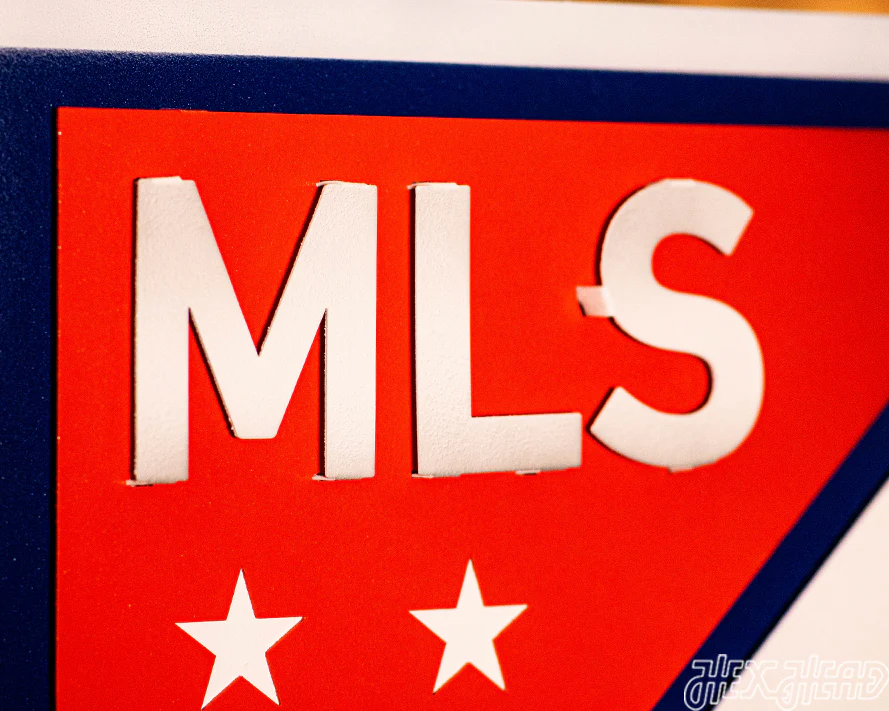 CLOSE OUT - Major League Soccer Shield 3D Vintage Metal Wall Art - Image 9