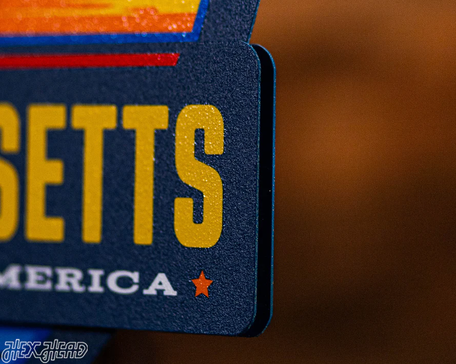 Massachusetts State Badge 3D Metal Wall Art - Image 6