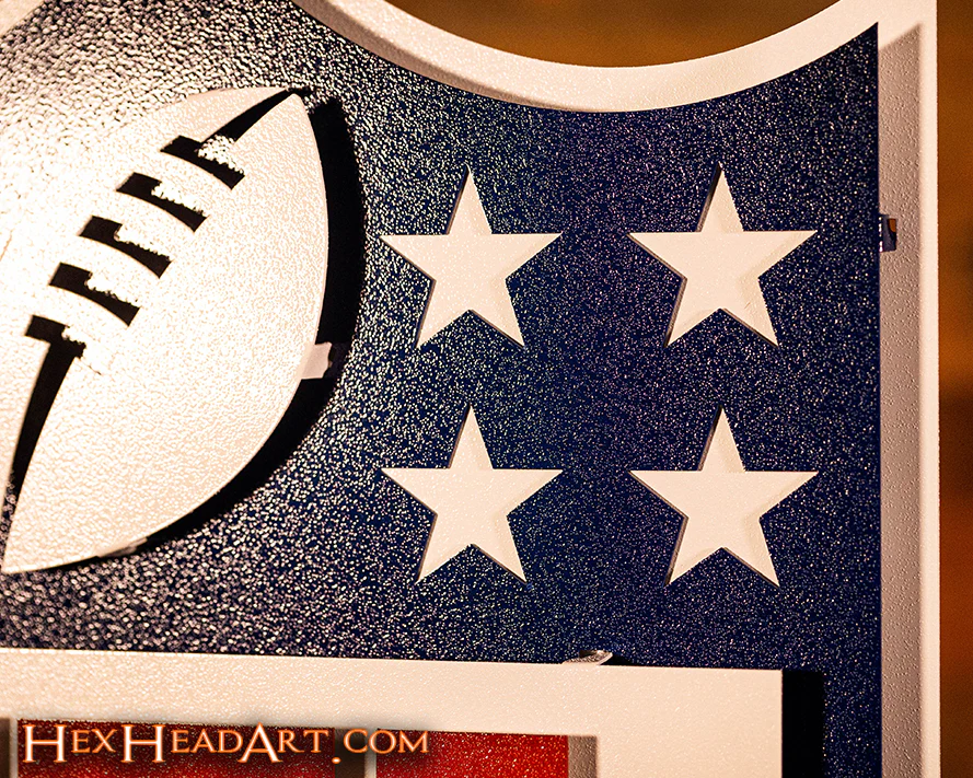 National Football League Shield 3D Vintage Metal Wall Art - Image 10