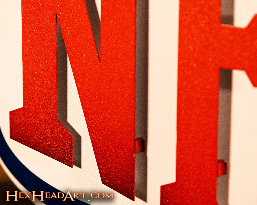 National Football League Shield 3D Vintage Metal Wall Art - Image 11