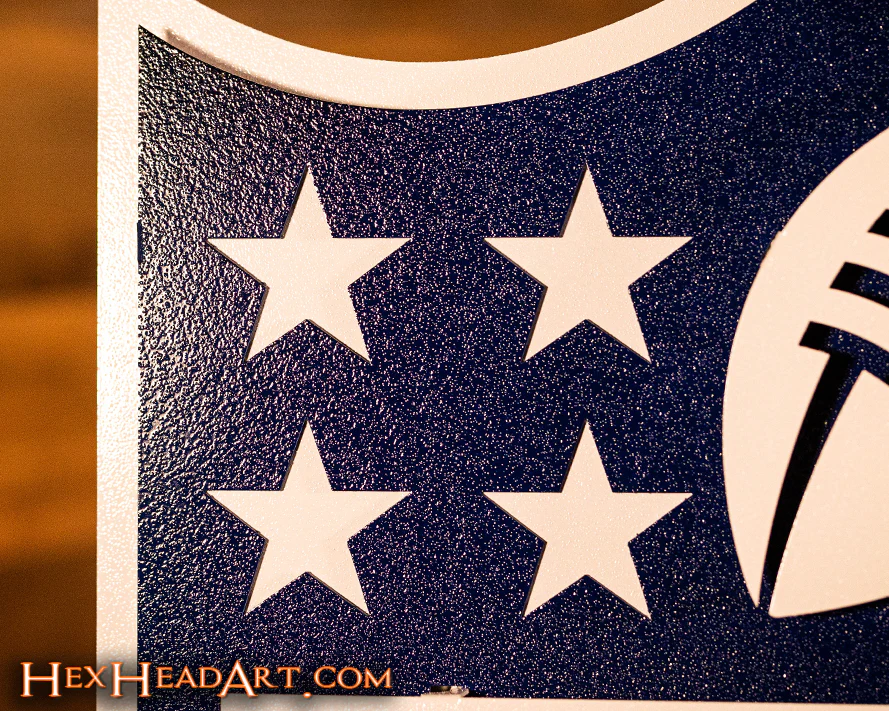 National Football League Shield 3D Vintage Metal Wall Art - Image 8