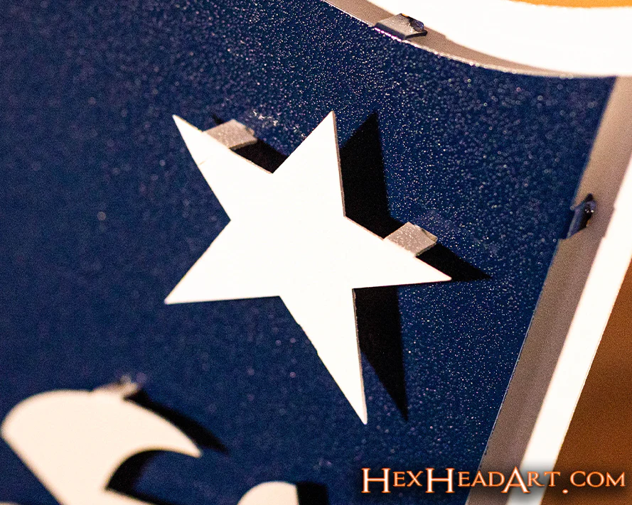 New England Patriots 3D Vintage Metal Wall Art - Image 5