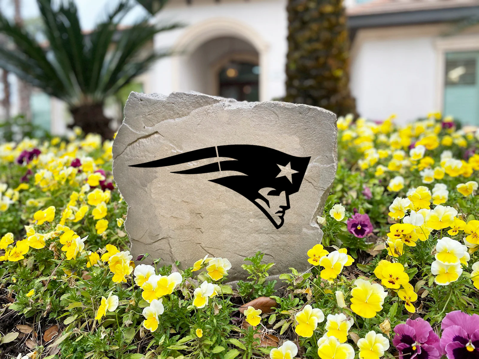 New England Patriots Design-A-Stone Landscape Art - Image 4