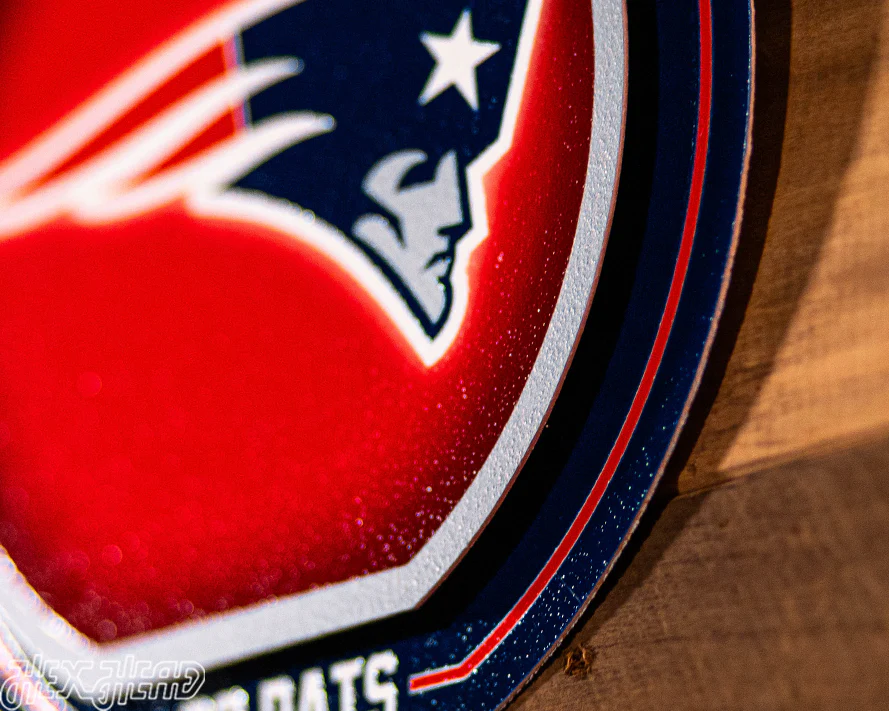 New England Patriots "Double Play" On the Shelf or on the Wall Art - Image 7