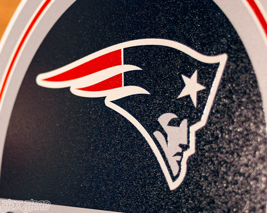 New England Patriots Personalized Monogram Metal Art - Image 7