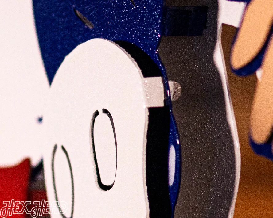 New England Patriots Throwback "1961 Pat Patriot" 3D Vintage Metal Wall Art - Image 16