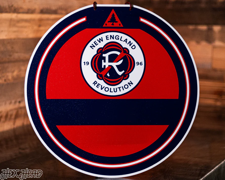 New England Revolution Personalized Monogram Metal Art - Image 11