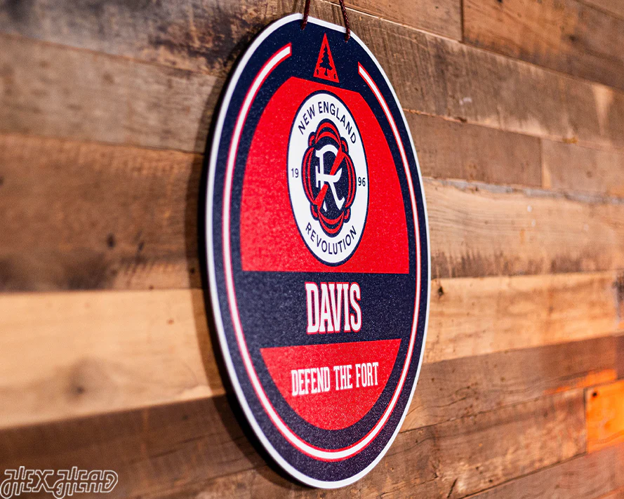 New England Revolution Personalized Monogram Metal Art - Image 3