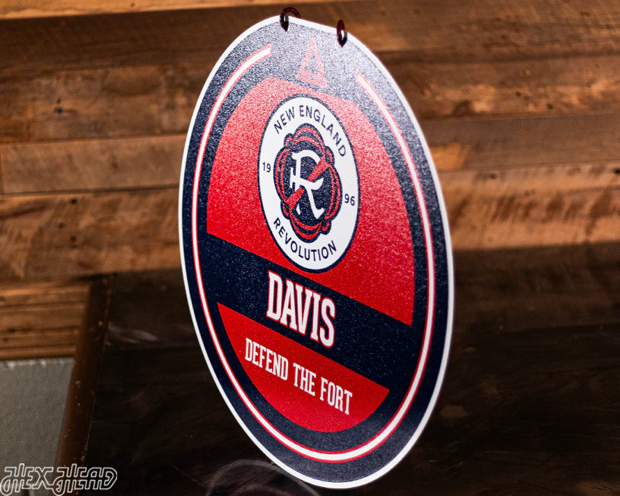 New England Revolution Personalized Monogram Metal Art - Image 5