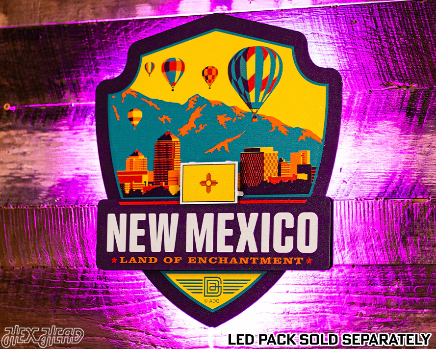 New Mexico State Badge 3D Metal Wall Art - Image 3