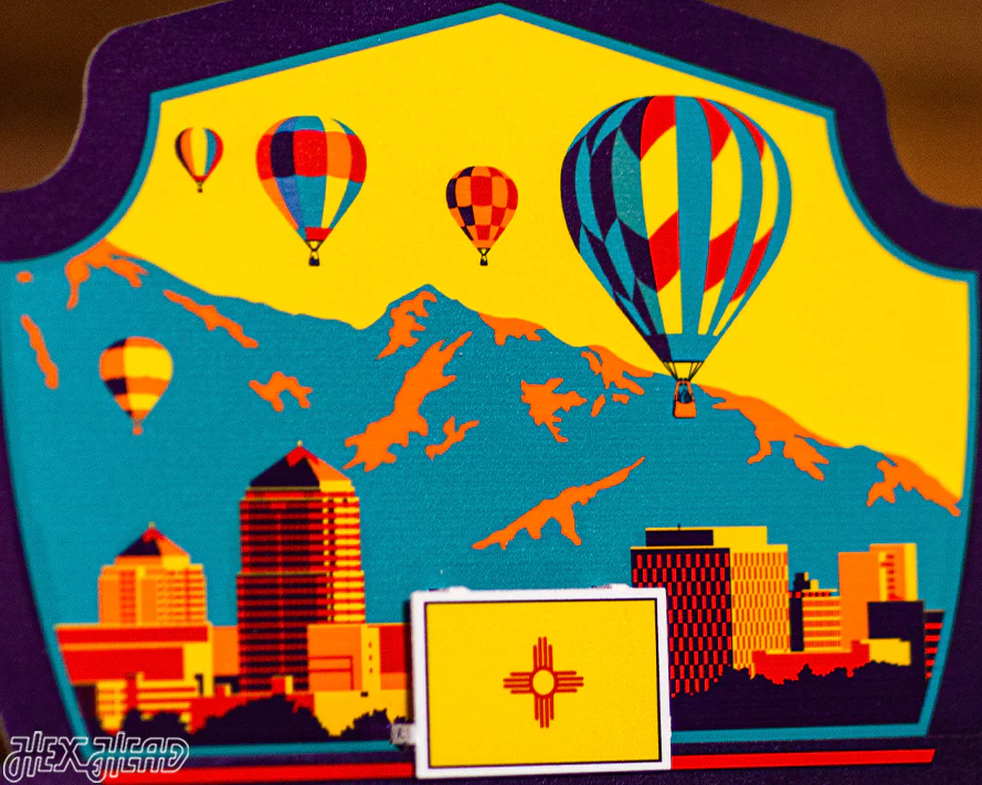 New Mexico State Badge 3D Metal Wall Art - Image 7