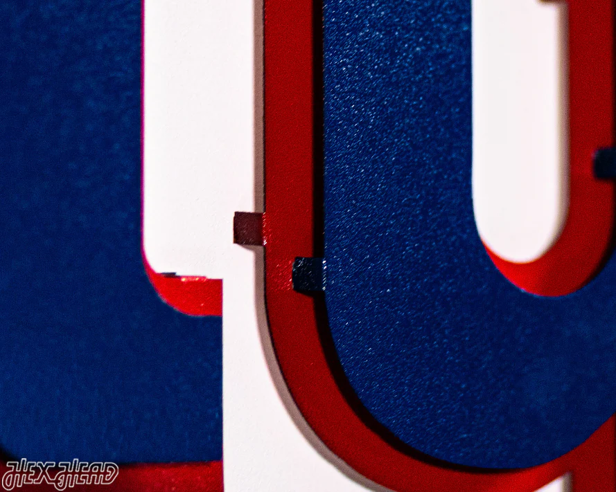 New York Giants "NY" 3D Vintage Metal Wall Art - Image 13