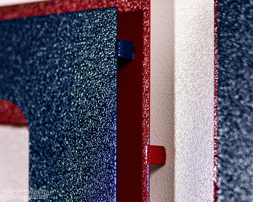 New York Giants "NY" 3D Vintage Metal Wall Art - Image 9