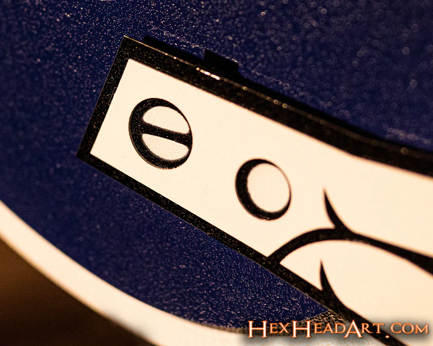 New York Giants Retro Helmet 3D Vintage Metal Wall Art - Image 6