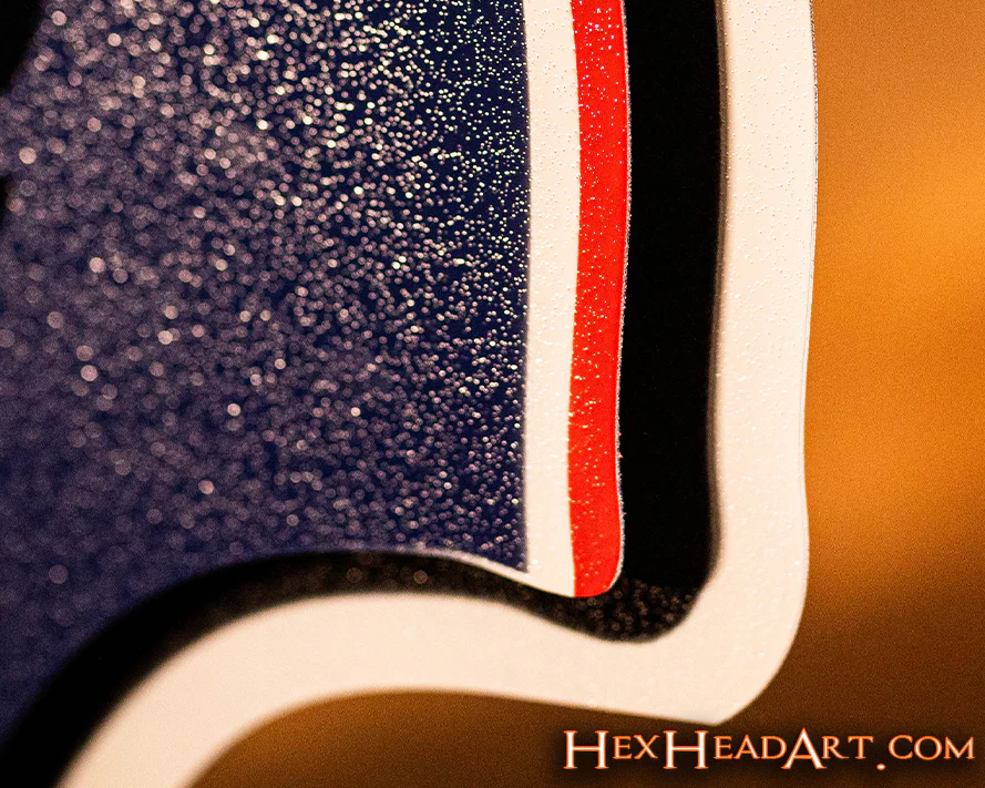 New York Giants Retro Helmet 3D Vintage Metal Wall Art - Image 8