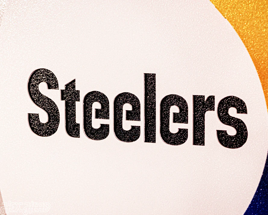 Pittsburgh Steelers "Steelmark" 3D Vintage Metal Wall Art - Image 8