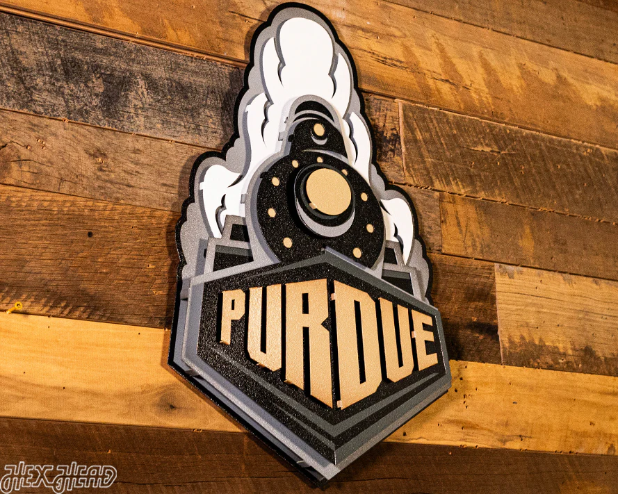 Purdue "Boilermaker Special" 3D Vintage Metal Wall Art - Image 4