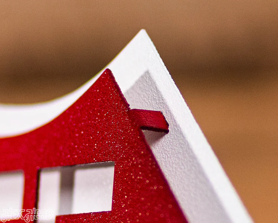 Route 66 Vintage Red White and Blue 3D Metal Wall Art - Image 11