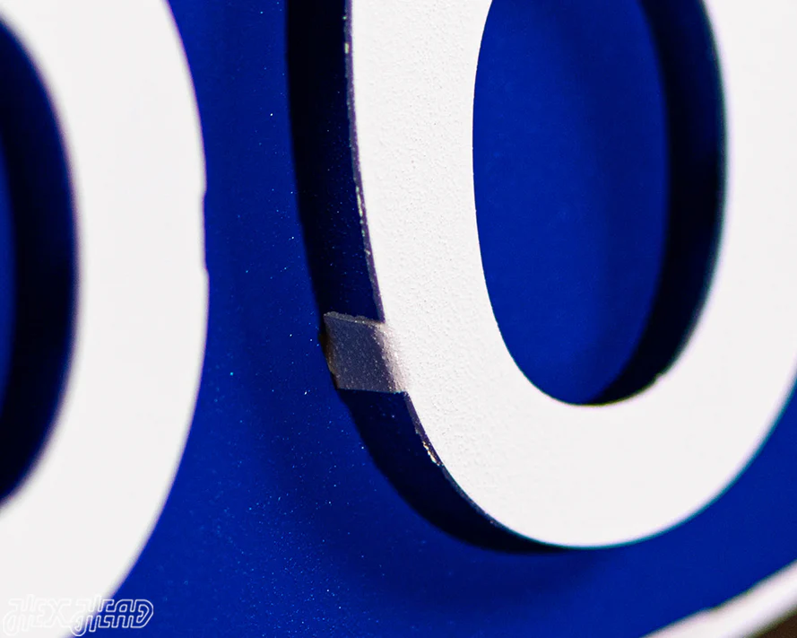 Route 66 Vintage Red White and Blue 3D Metal Wall Art - Image 16